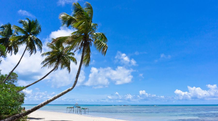 Praia de Moreré na Ilha de Boipeba, Bahia