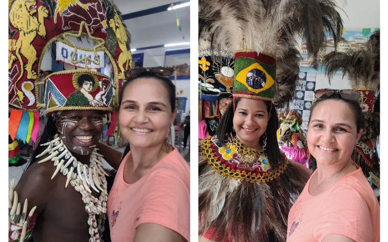 Apresentação do Bumba-meu-Boi no Centro Cultural Mandingueiros do Amanhã em São Luís do Maranhão